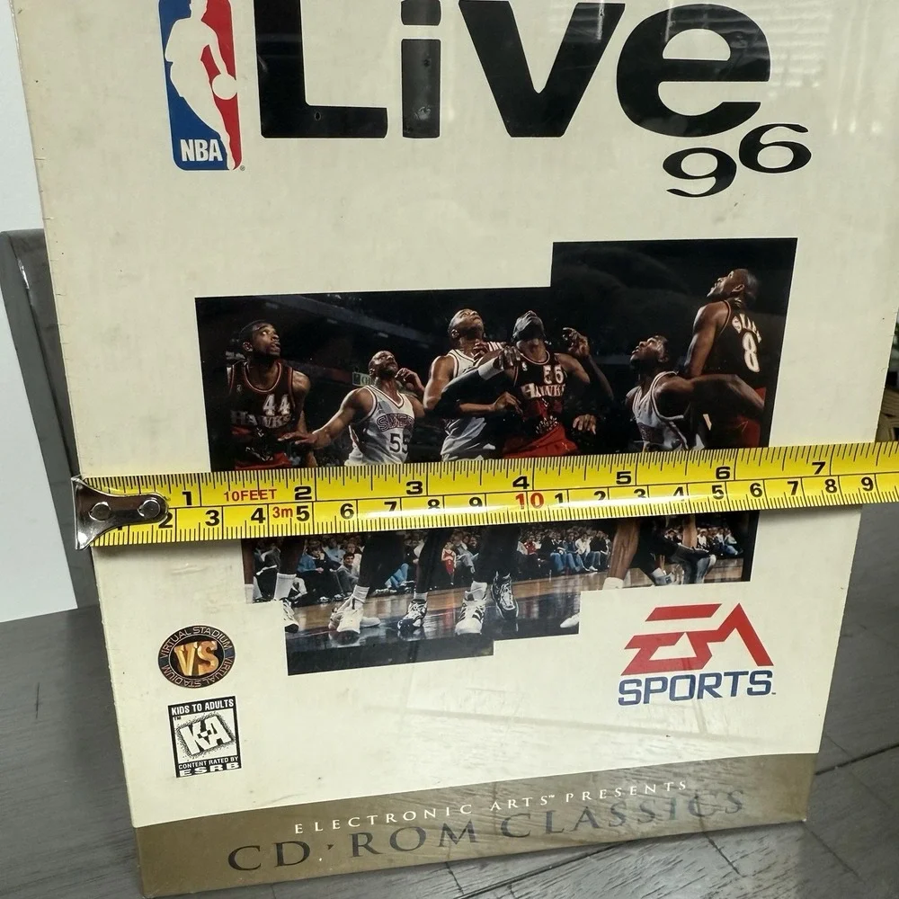 NBA Live 96 PC Basketball Video Game EA CD-ROM Classics 1996 Vintage